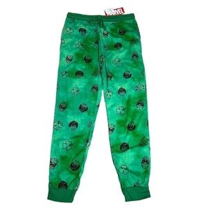 Marvel Green Classic Super Hero Jogger Lounge Pant Drawstring Waist Sz.L